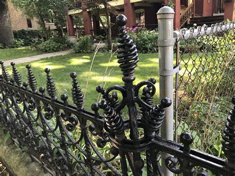 wrought iron fence chicago